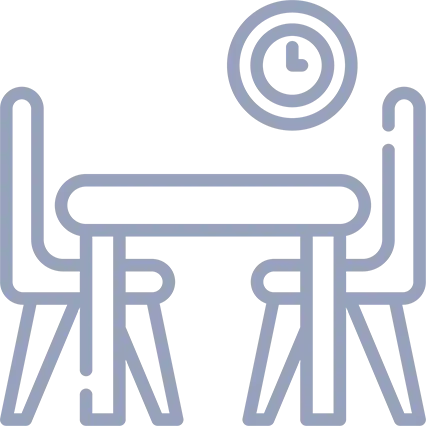 fully equipped meeting room available in the coworking space