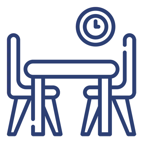 fully equipped meeting room available in the coworking space